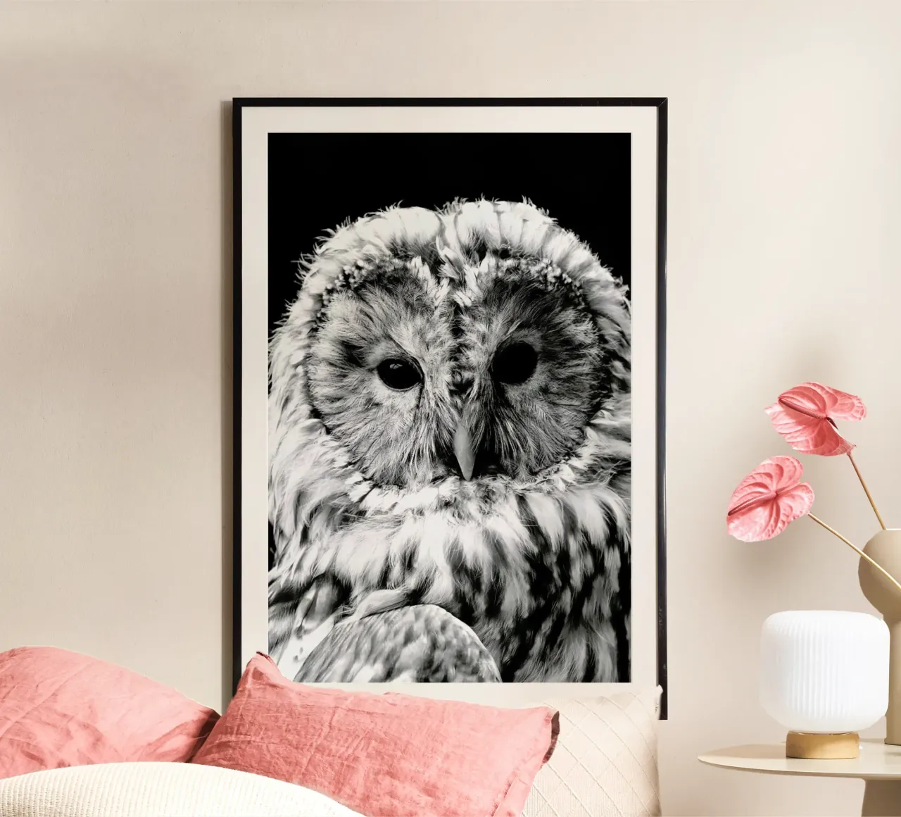 Wise Owl poster con telaio in plastica da Natural Kingdom