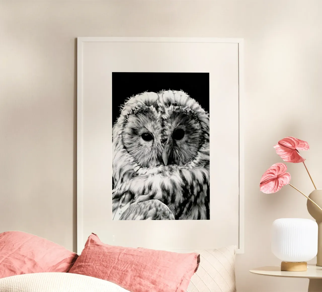 Wise Owl poster con telaio in plastica da Natural Kingdom