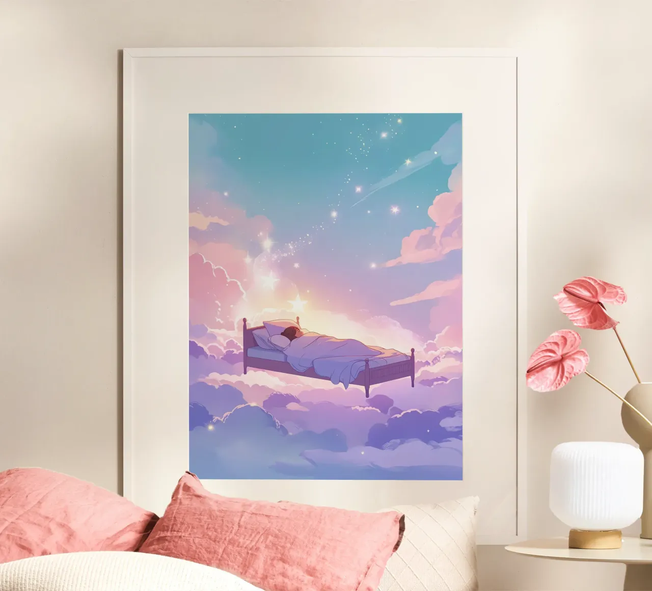 Sognando sulla nuvola Lofi Art carta hahnemühle da LoFi Gallery
