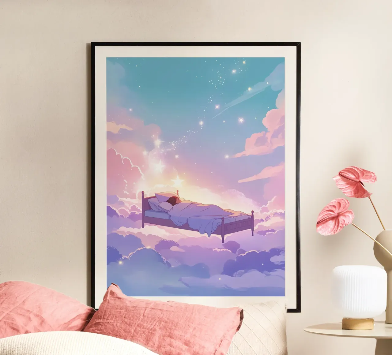 Sognando sulla nuvola Lofi Art carta hahnemühle da LoFi Gallery