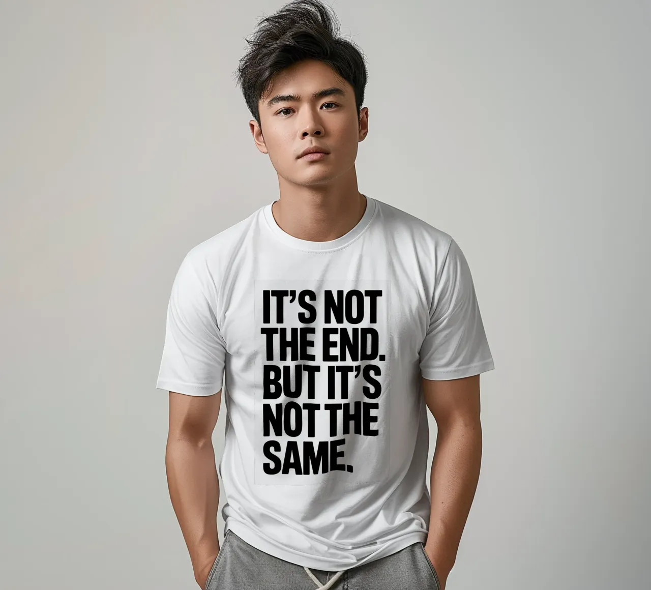It's not the end. But it´s not the same t-shirt van Hey Vincent