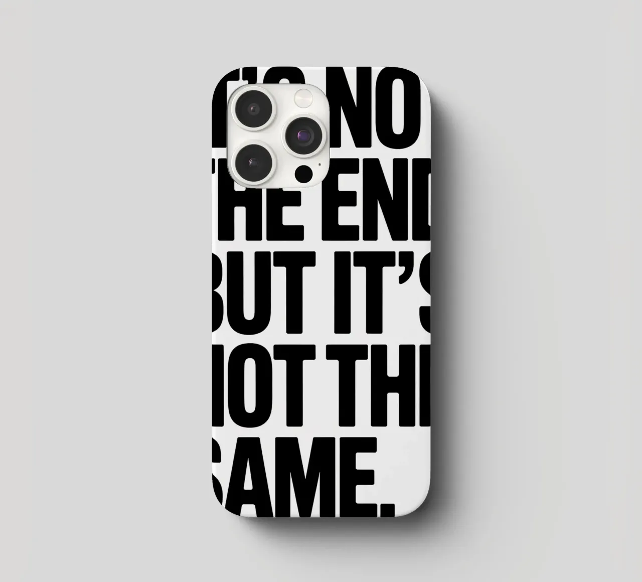 It's not the end. But it´s not the same cover iphone da Hey Vincent