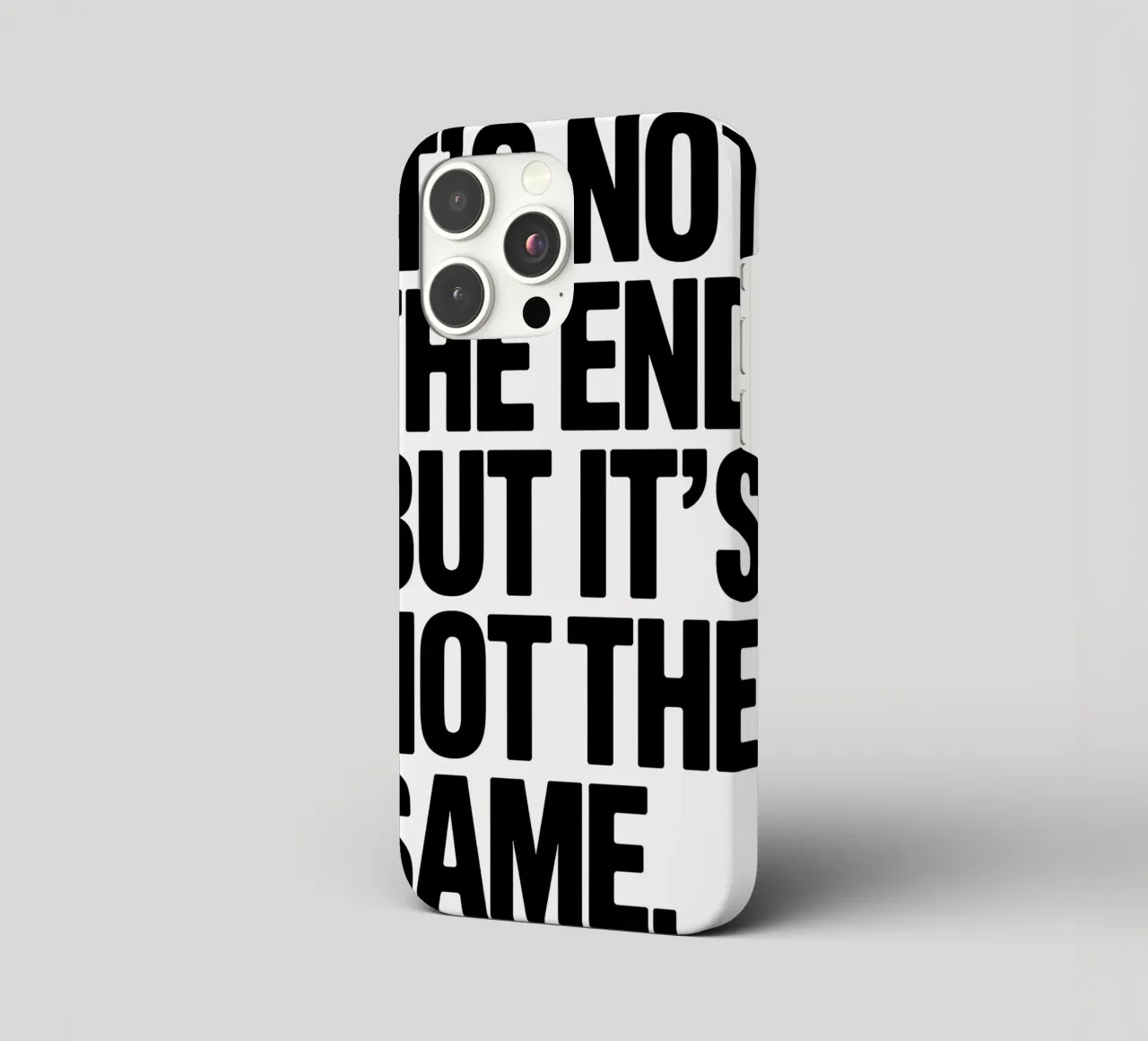 It's not the end. But it´s not the same cover iphone da Hey Vincent