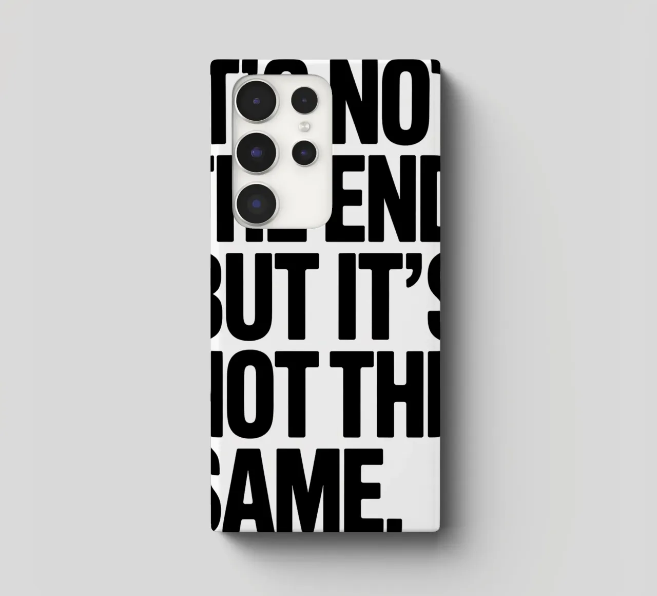 It's not the end. But it´s not the same cover samsung da Hey Vincent