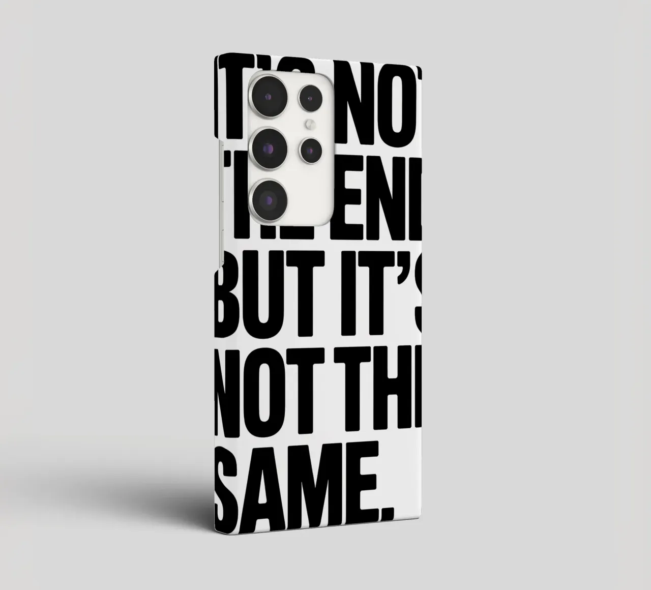 It's not the end. But it´s not the same cover samsung da Hey Vincent