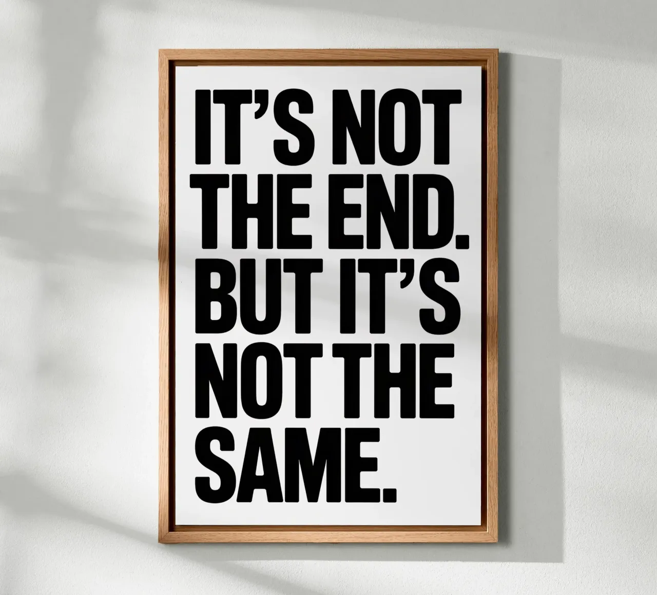 It's not the end. But it´s not the same lienzo de Hey Vincent