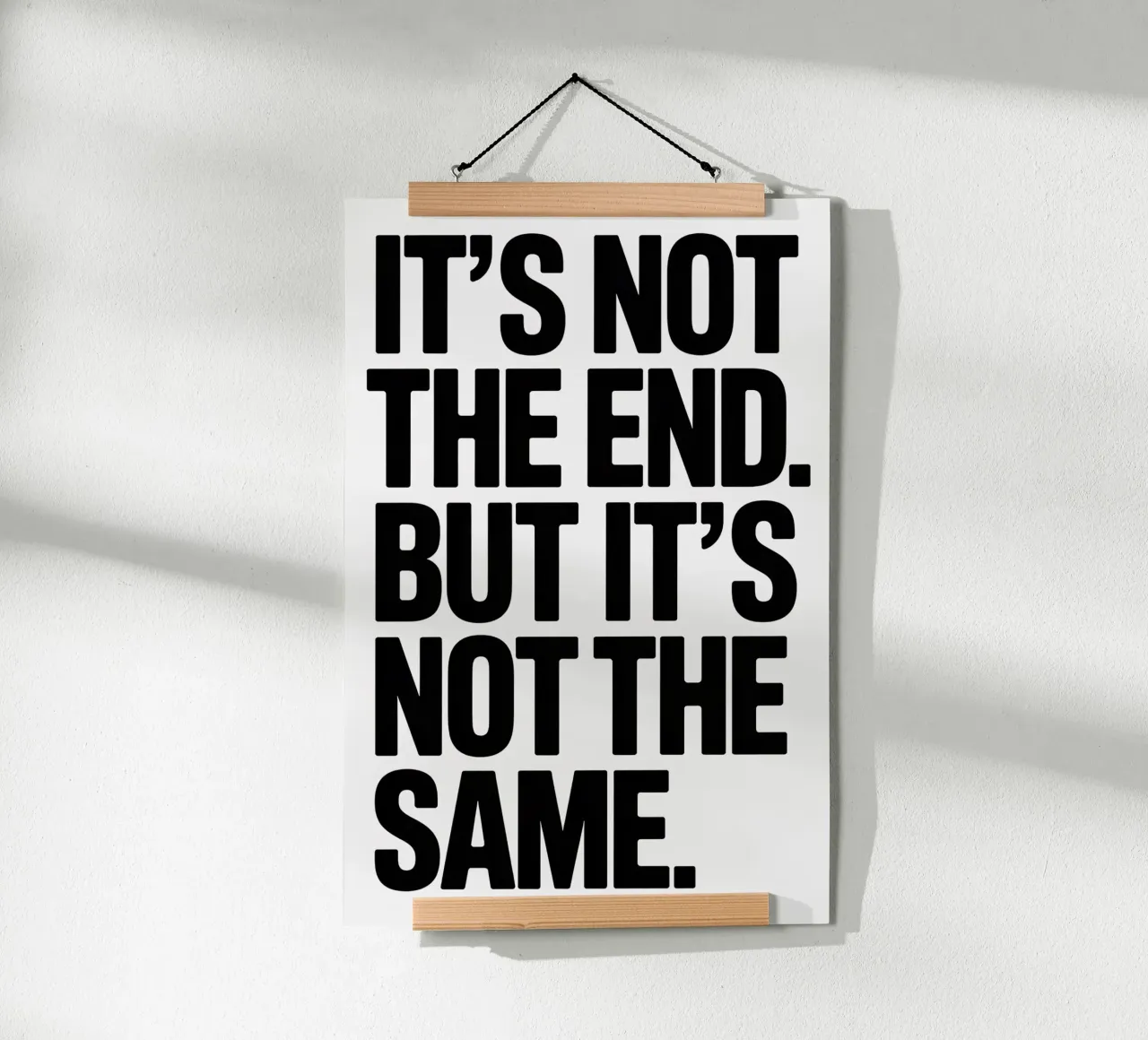 It's not the end. But it´s not the same poster de Hey Vincent