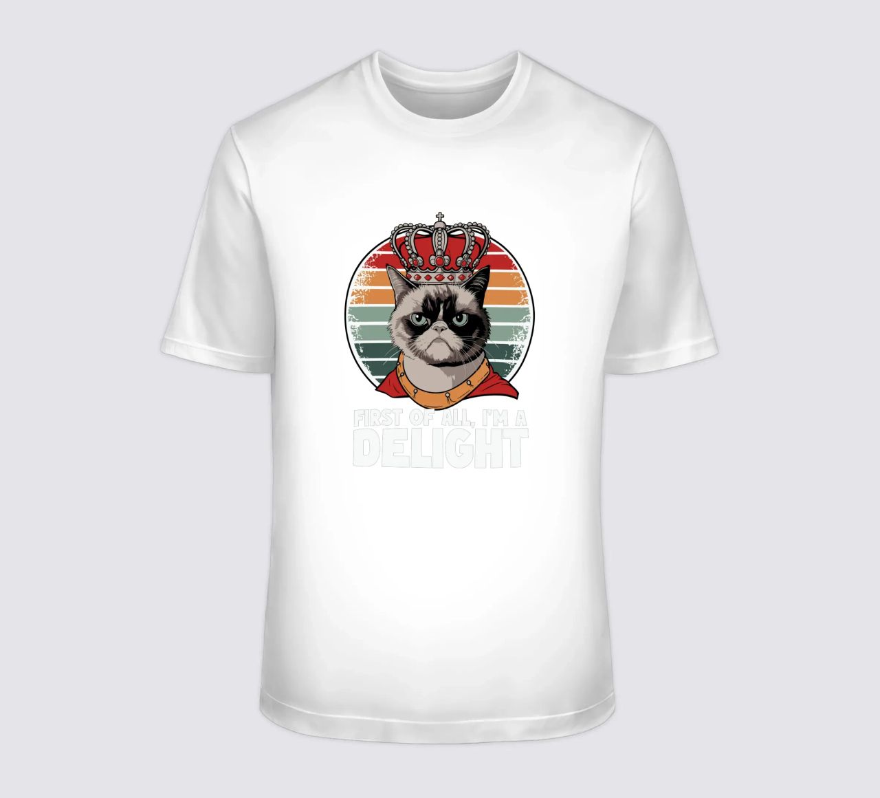First of all, I'm a delight t-shirt da edsonramosart