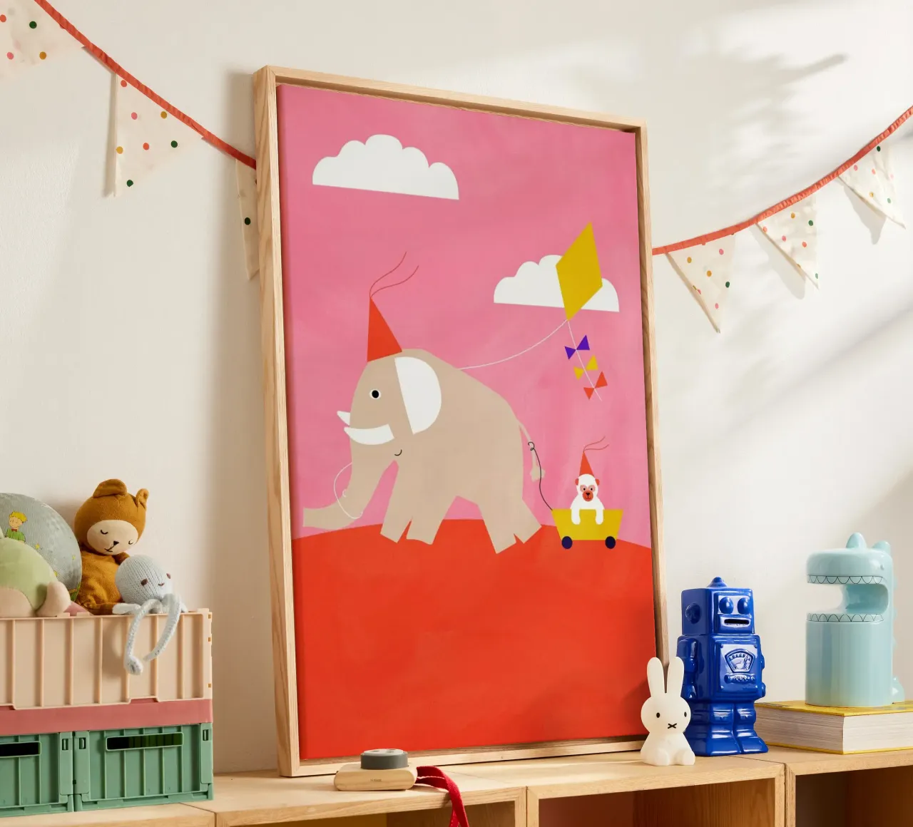 Flying Kites tela da Little Flourishes