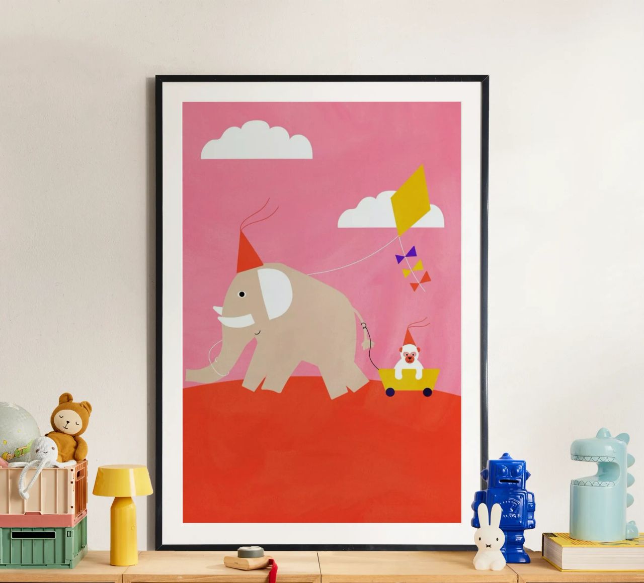 Flying Kites poster by Little Flourishes