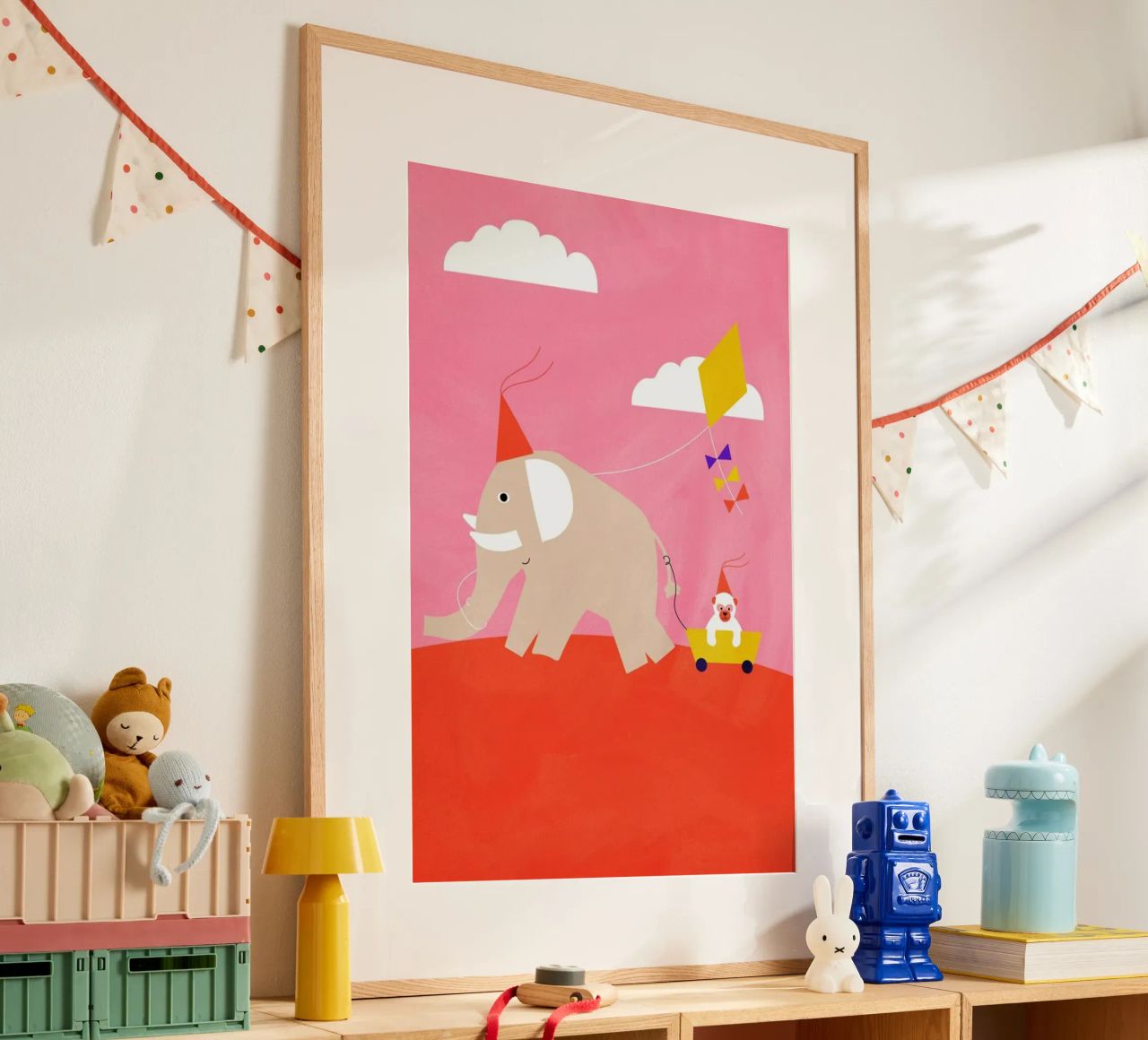 Flying Kites poster by Little Flourishes