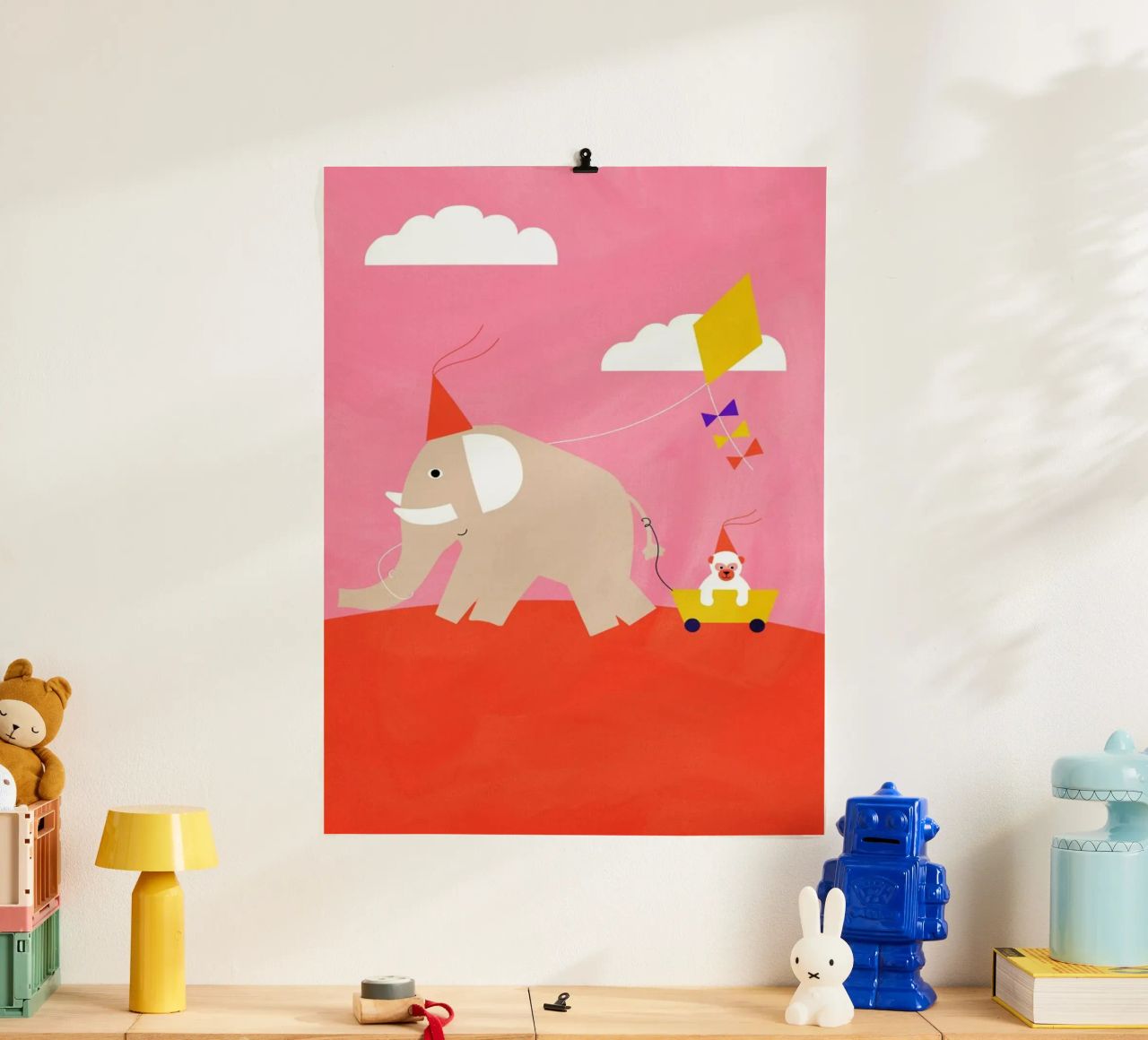 Flying Kites poster by Little Flourishes