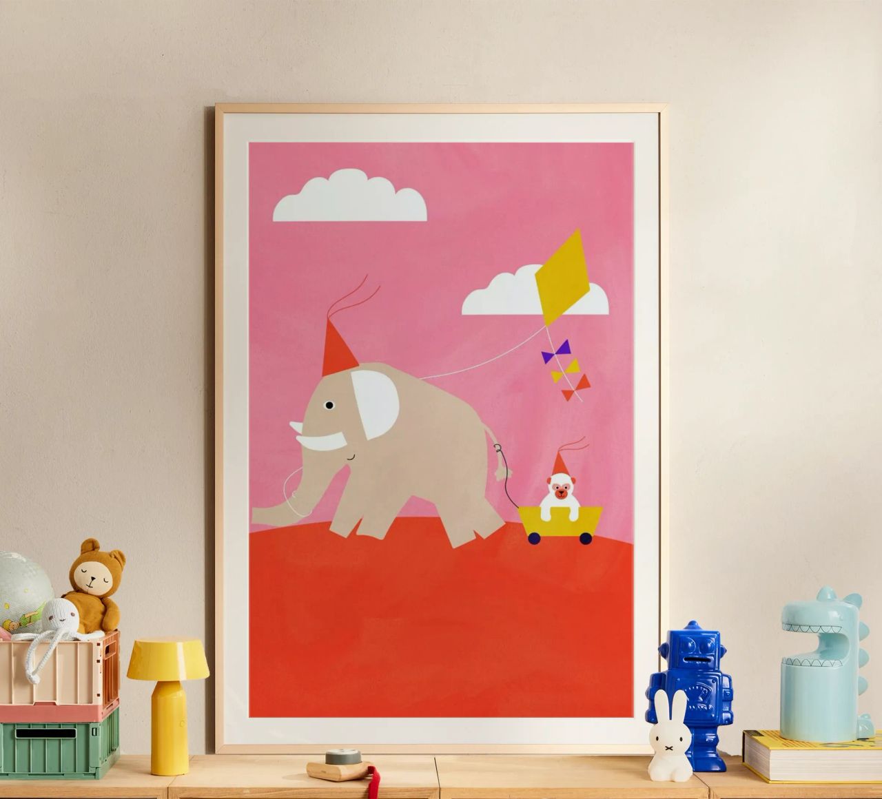 Flying Kites poster by Little Flourishes