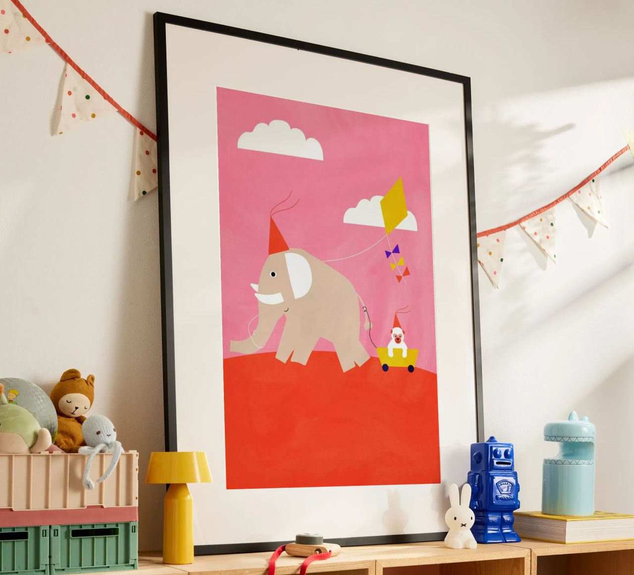 Flying Kites poster by Little Flourishes