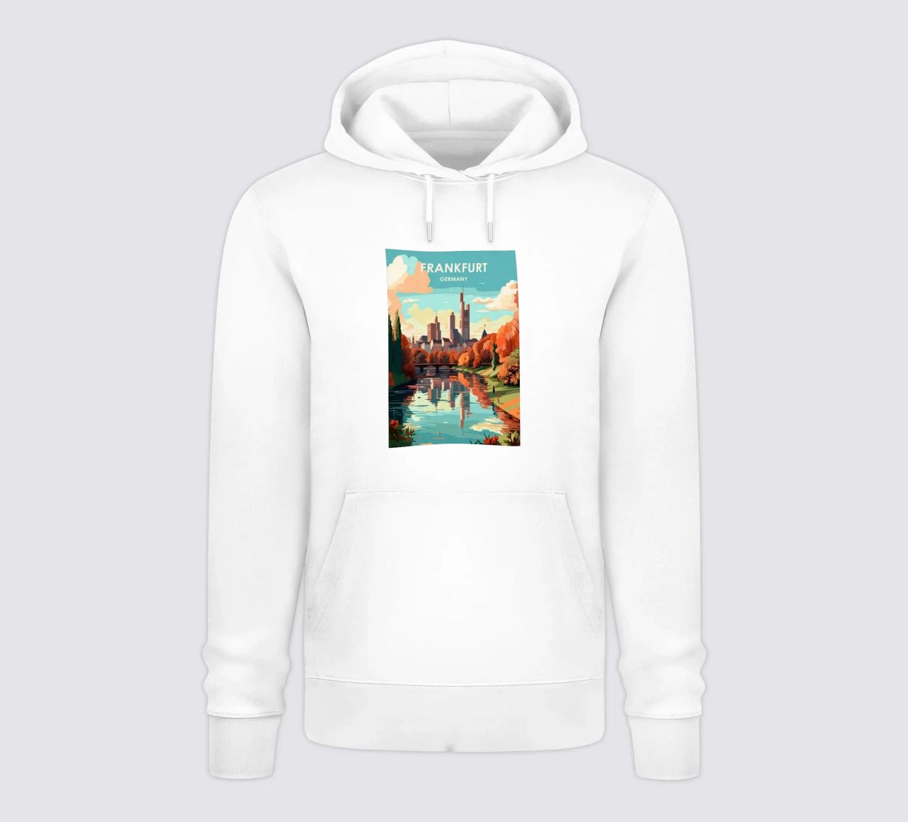 Komm mit auf die Reise nach Frankfrut Hoodie von youngs print