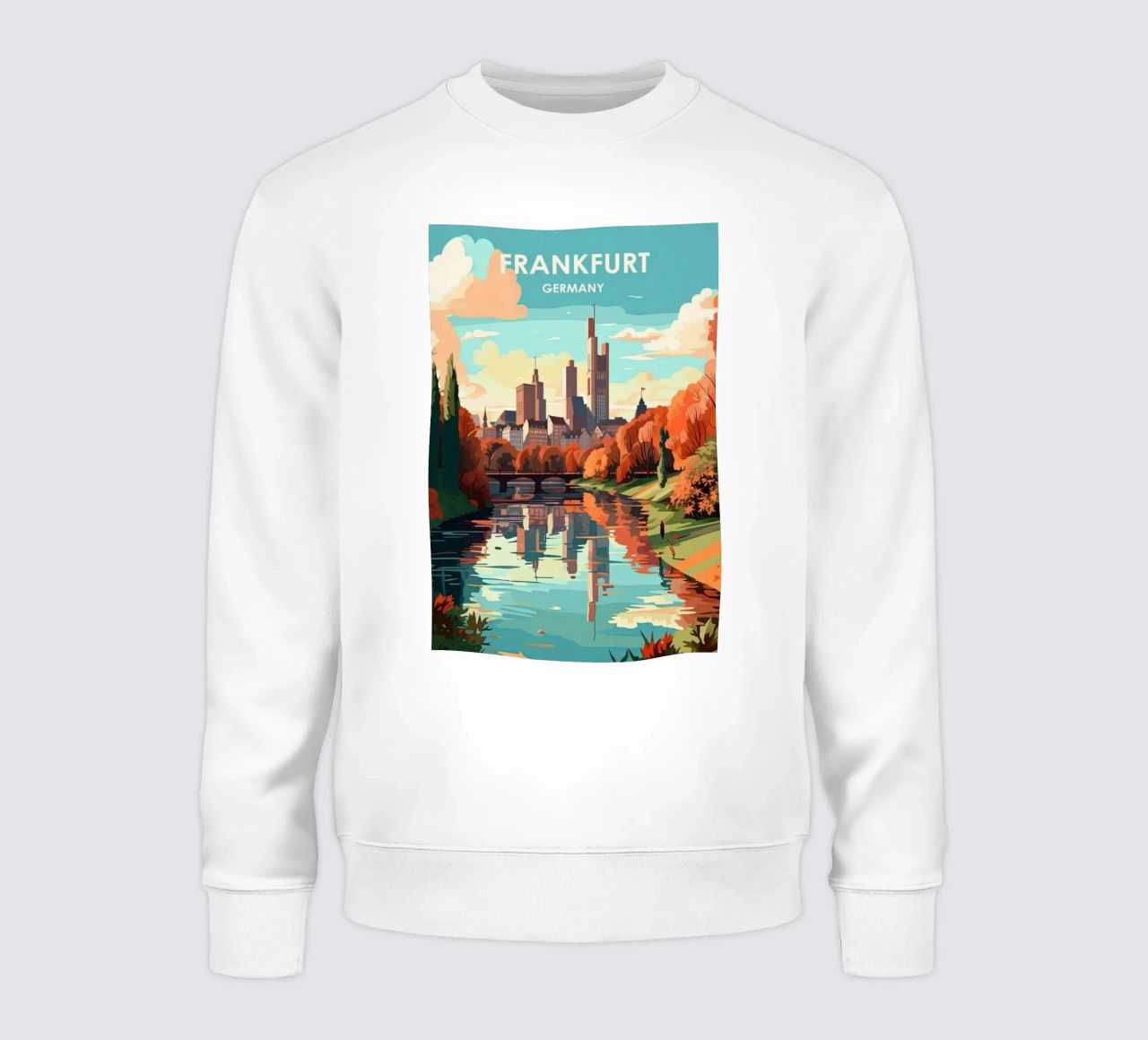 Komm mit auf die Reise nach Frankfrut Sweatshirt von youngs print
