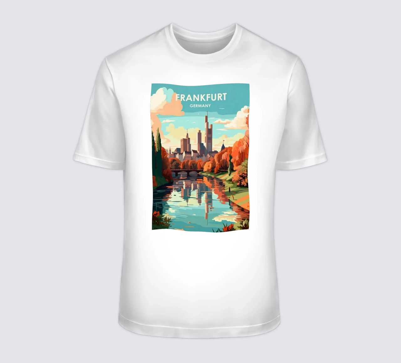 Komm mit auf die Reise nach Frankfrut T-Shirt von youngs print