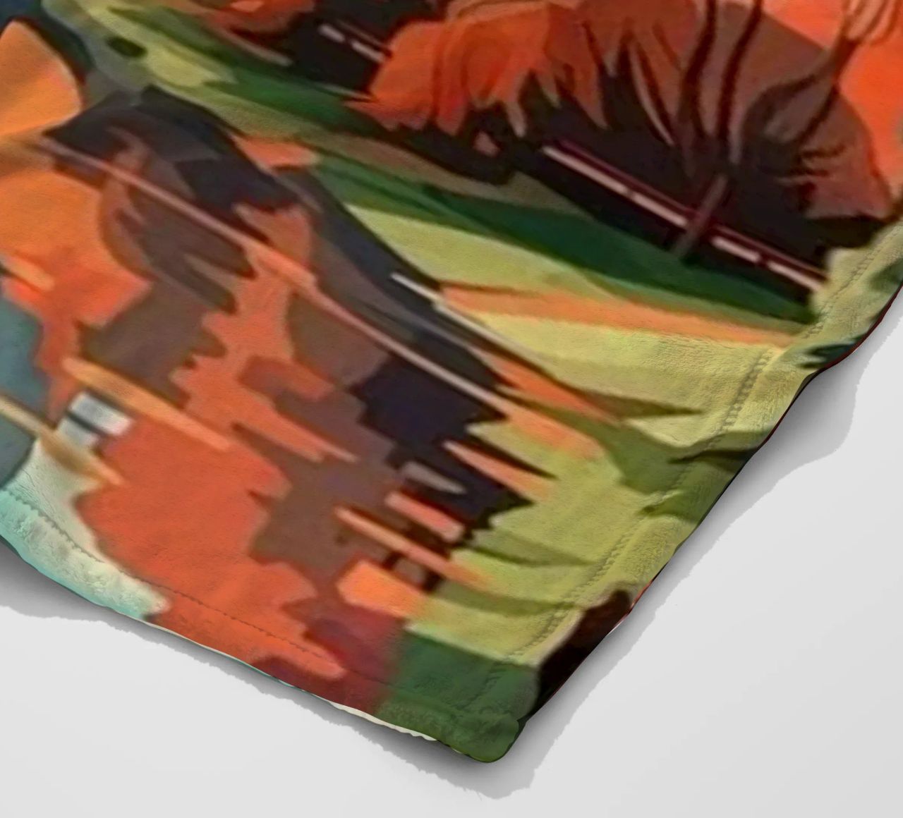 Komm mit auf die Reise nach Frankfrut Fleecedecke von youngs print