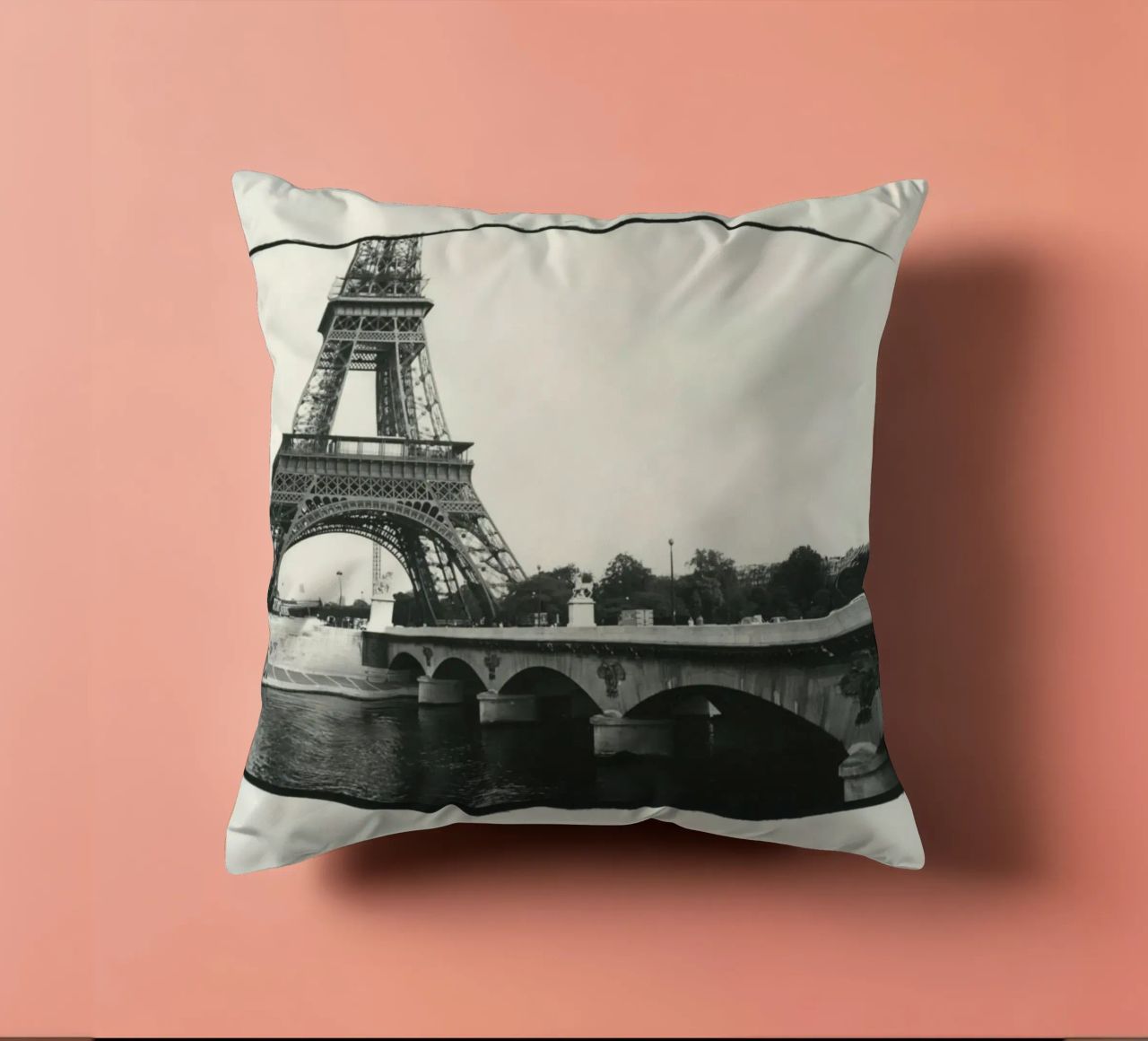 Torre Eiffel 1982 cuscino da phillipp veisenberg