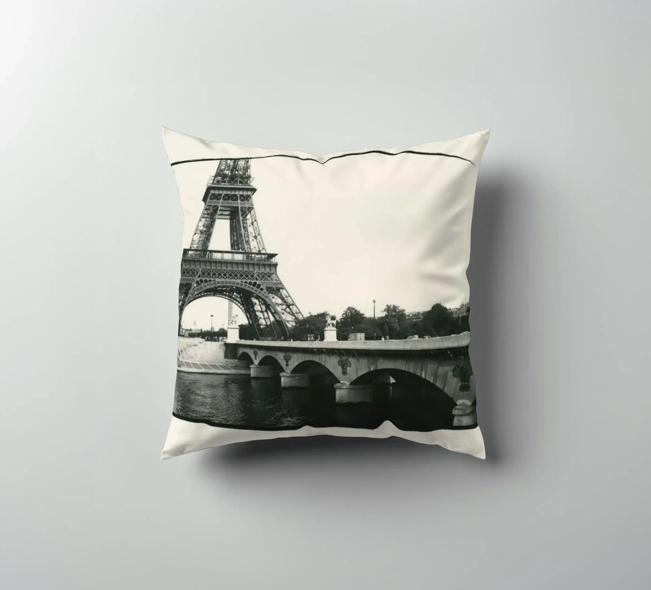 Torre Eiffel 1982 cuscino da phillipp veisenberg
