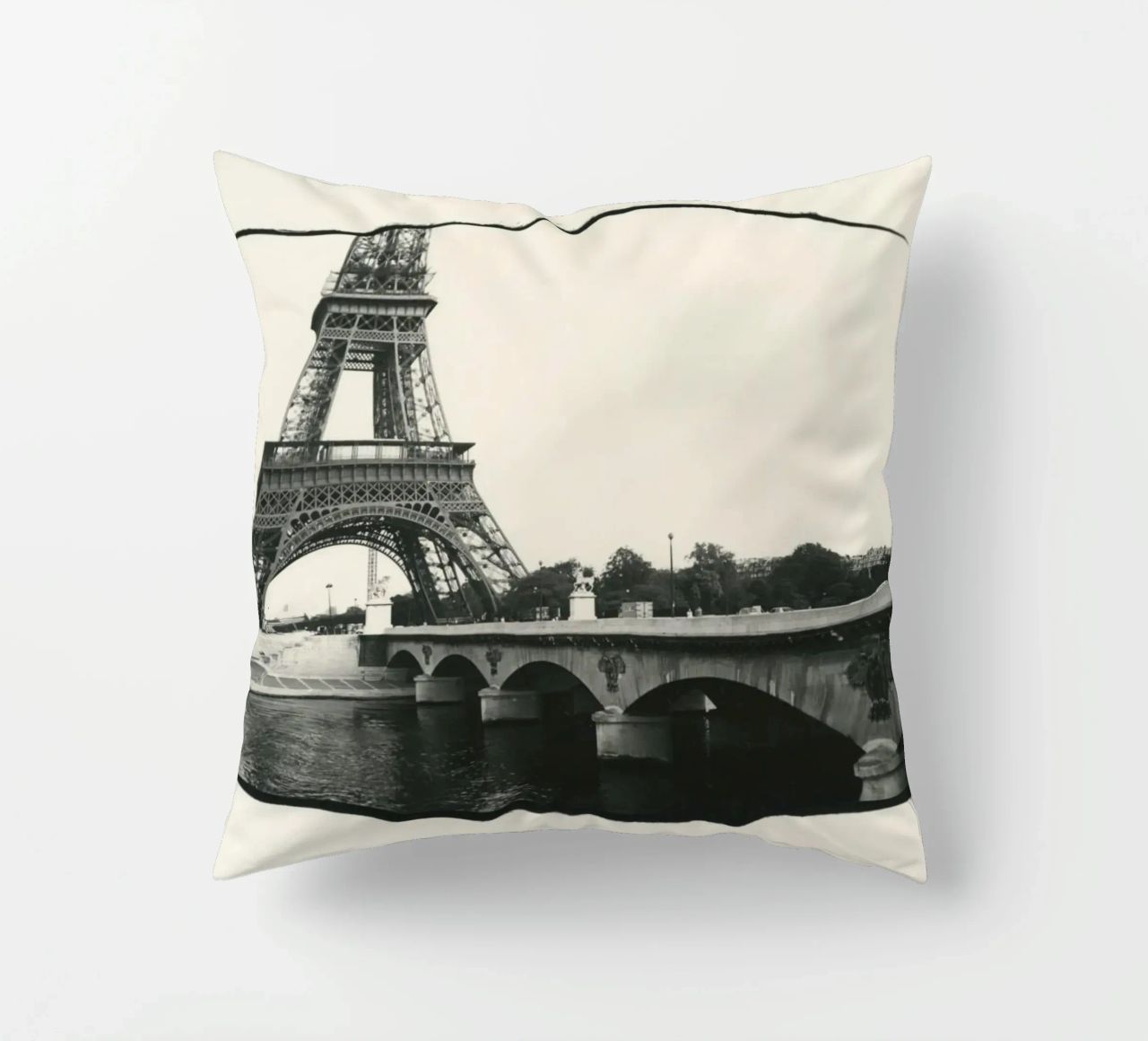 Torre Eiffel 1982 cuscino da phillipp veisenberg