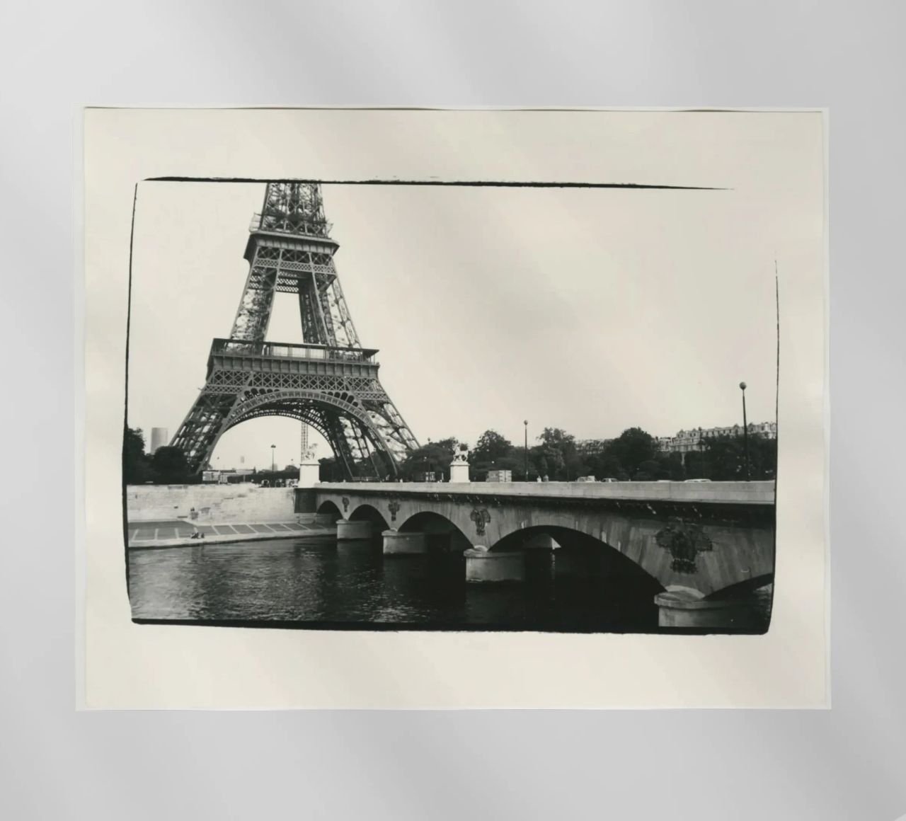 Torre Eiffel 1982 pellicola backlit da phillipp veisenberg