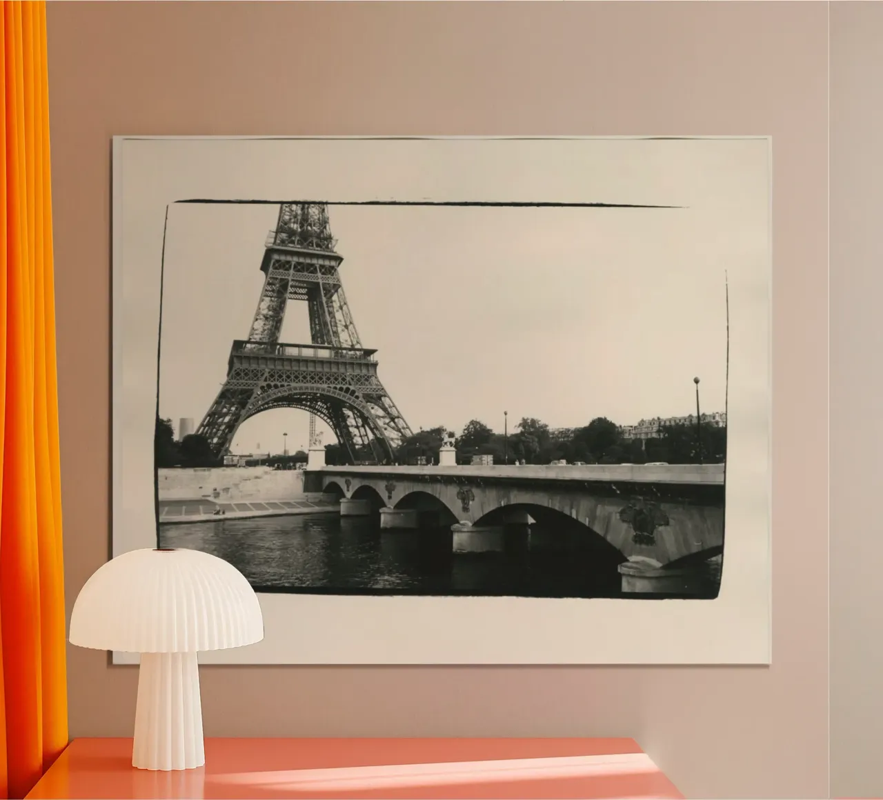 Torre Eiffel 1982 carta hahnemühle da phillipp veisenberg