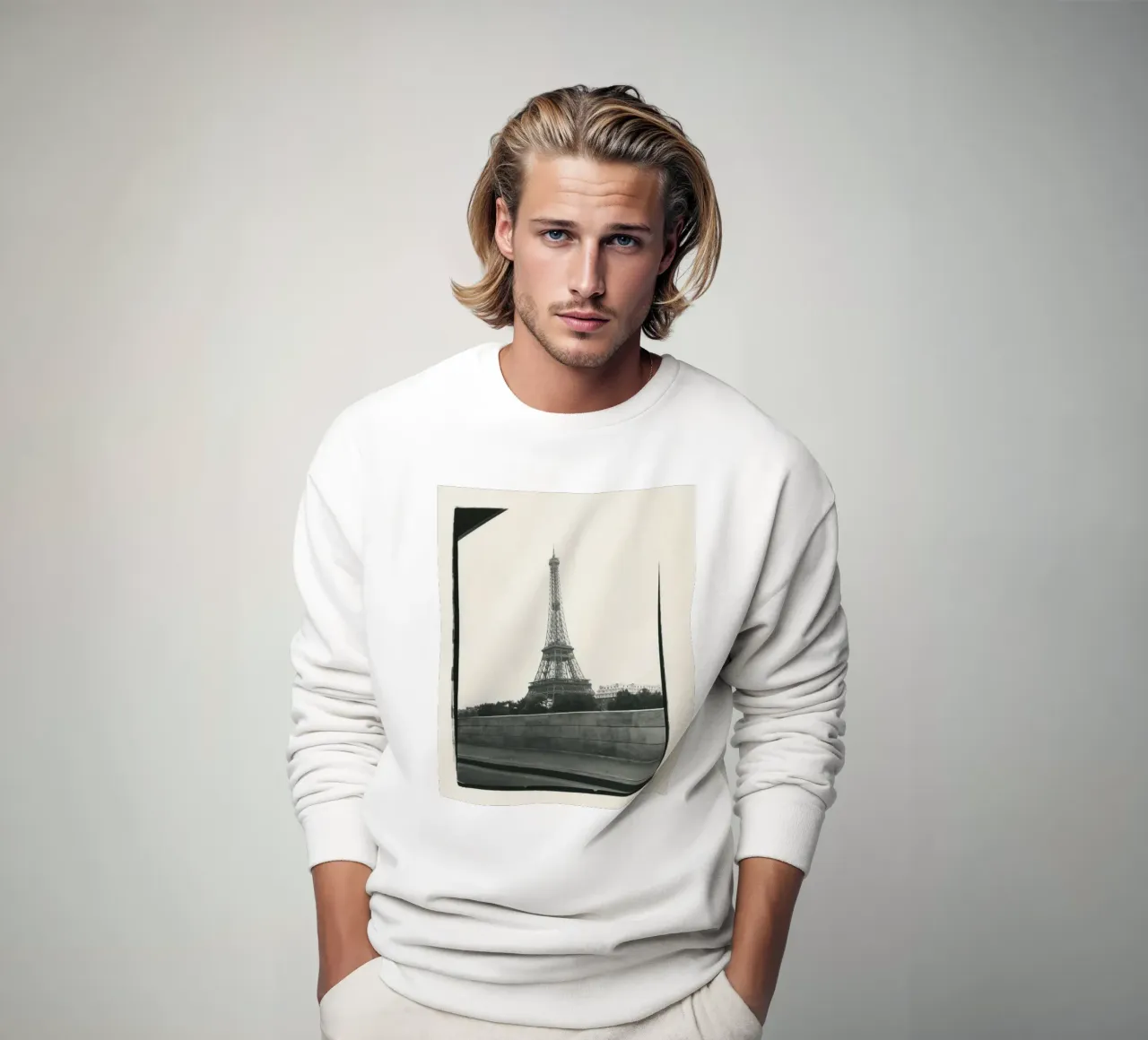 Eiffeltoren, Parijs 1977 sweatshirt van phillipp veisenberg