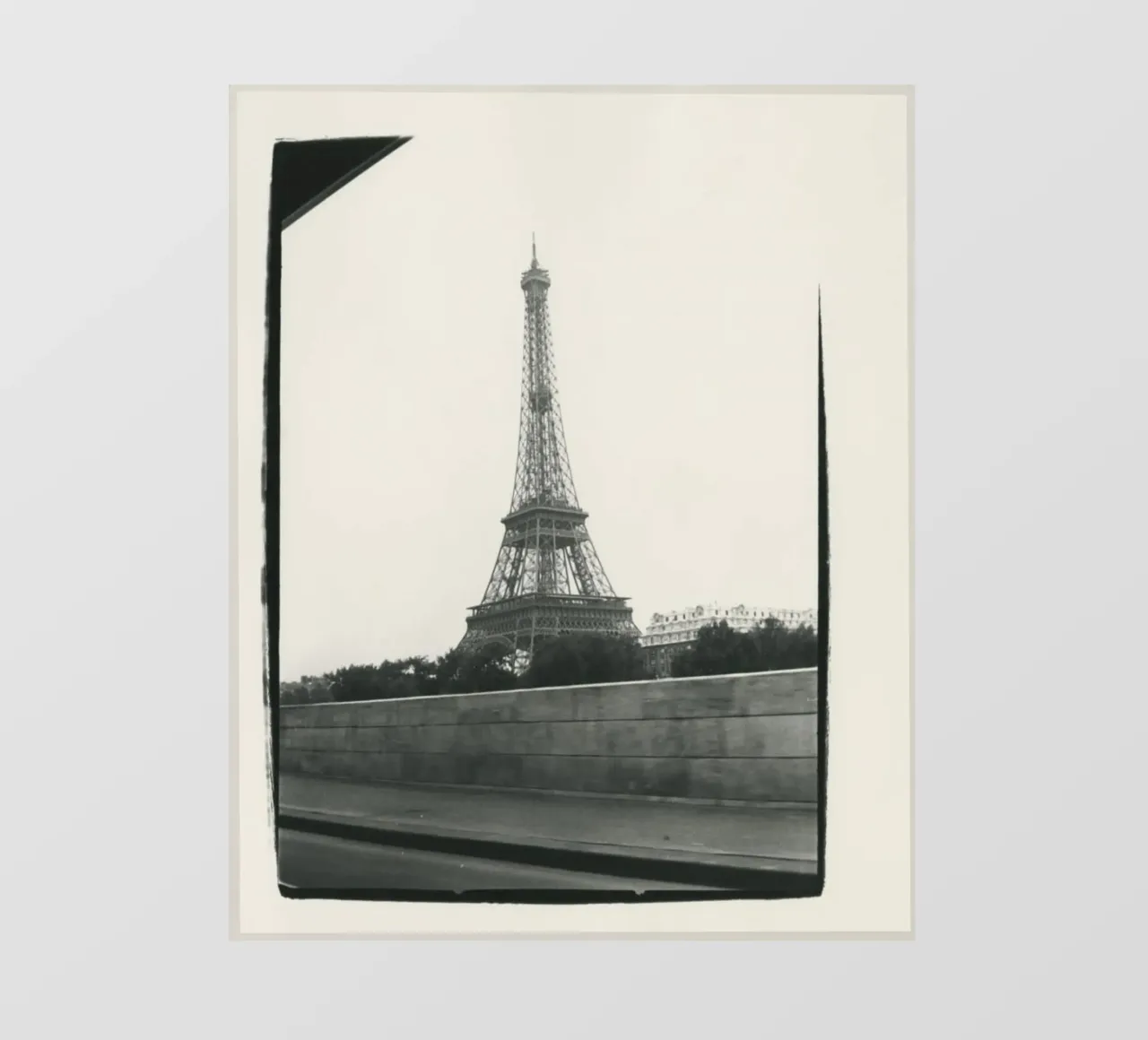 Torre Eiffel, Parigi 1977 pellicola backlit da phillipp veisenberg