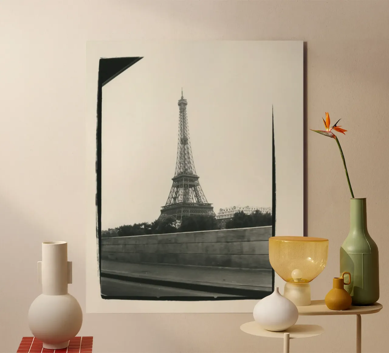 Torre Eiffel, Parigi 1977 alluminio dibond da phillipp veisenberg