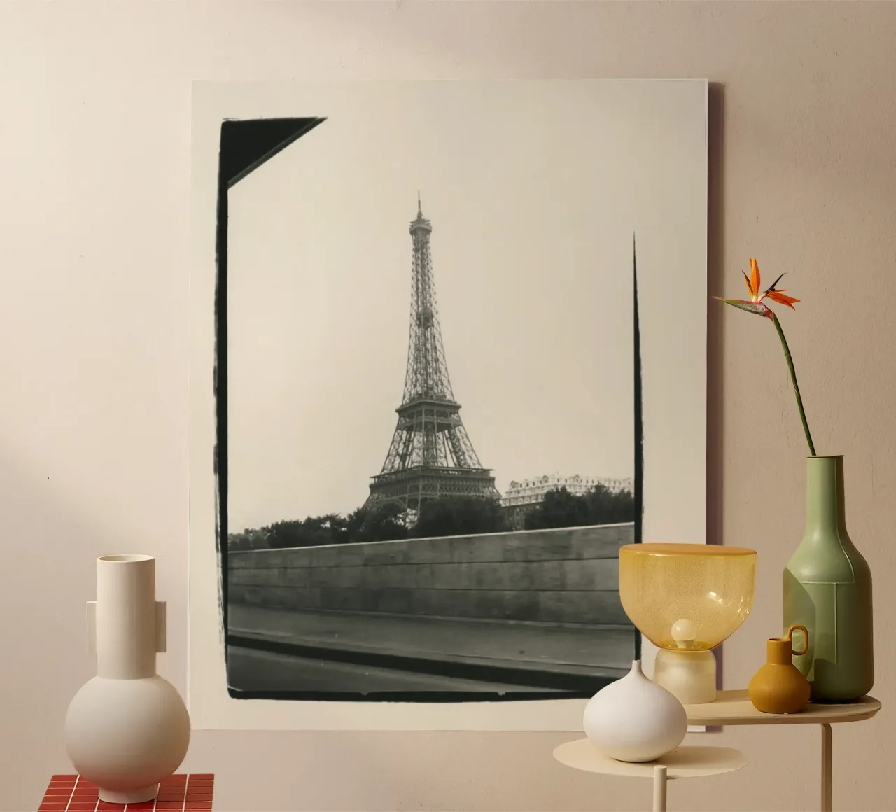 Tour Eiffel, Paris 1977 toile de phillipp veisenberg
