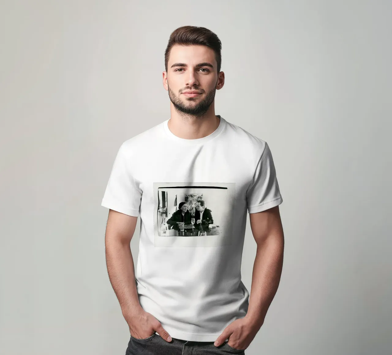 Georgia O Keefe e Juan Usle 1982 t-shirt da phillipp veisenberg