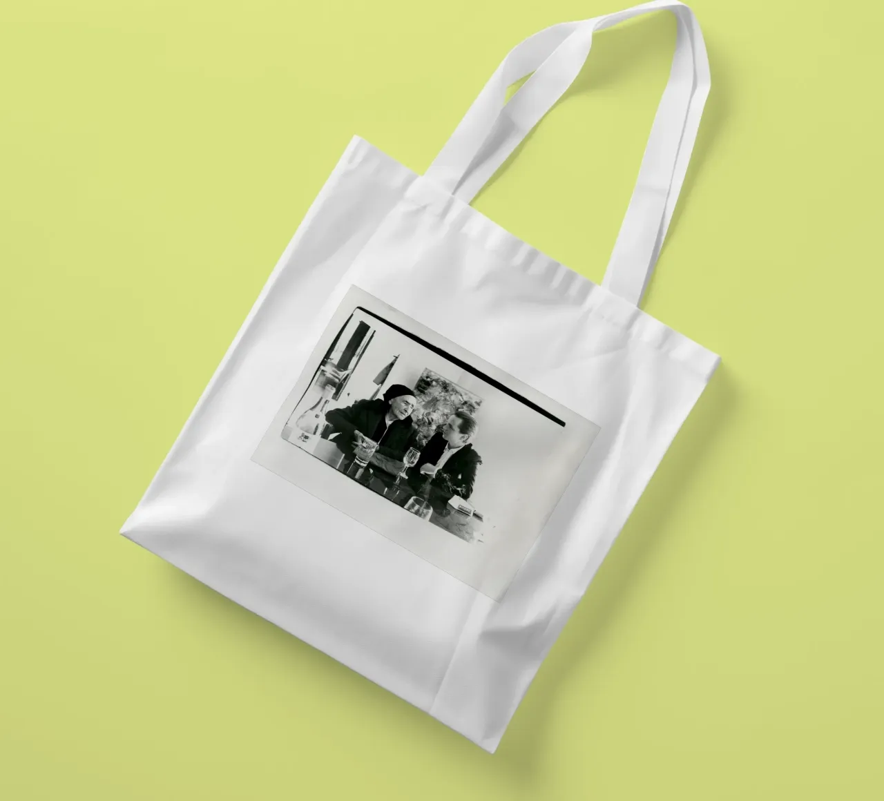 Georgia O Keefe e Juan Usle 1982 borsa in juta da phillipp veisenberg