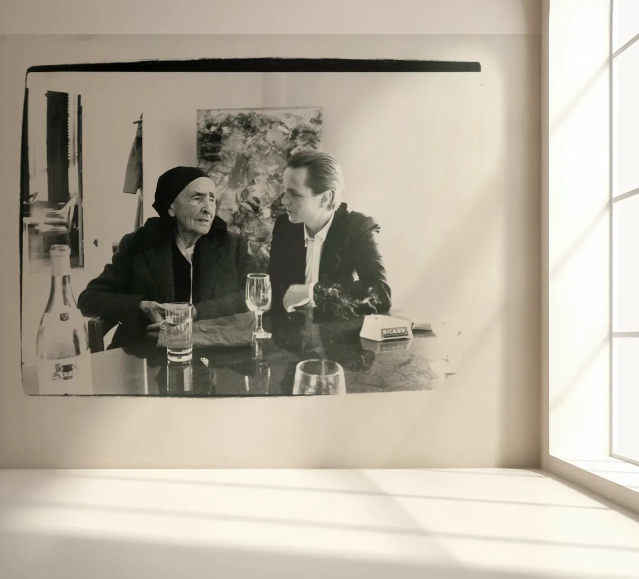 Georgia O Keefe and Juan Usle 1982 photo wallpaper by phillipp veisenberg