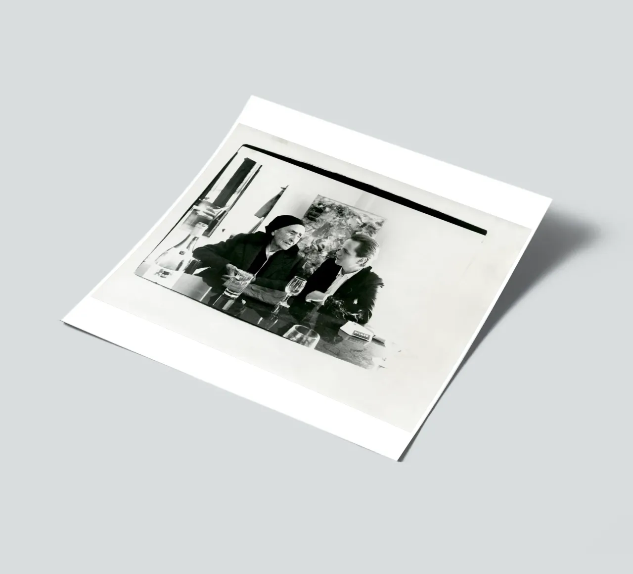 Georgia O Keefe und Juan Usle 1982 Stickerbogen von phillipp veisenberg