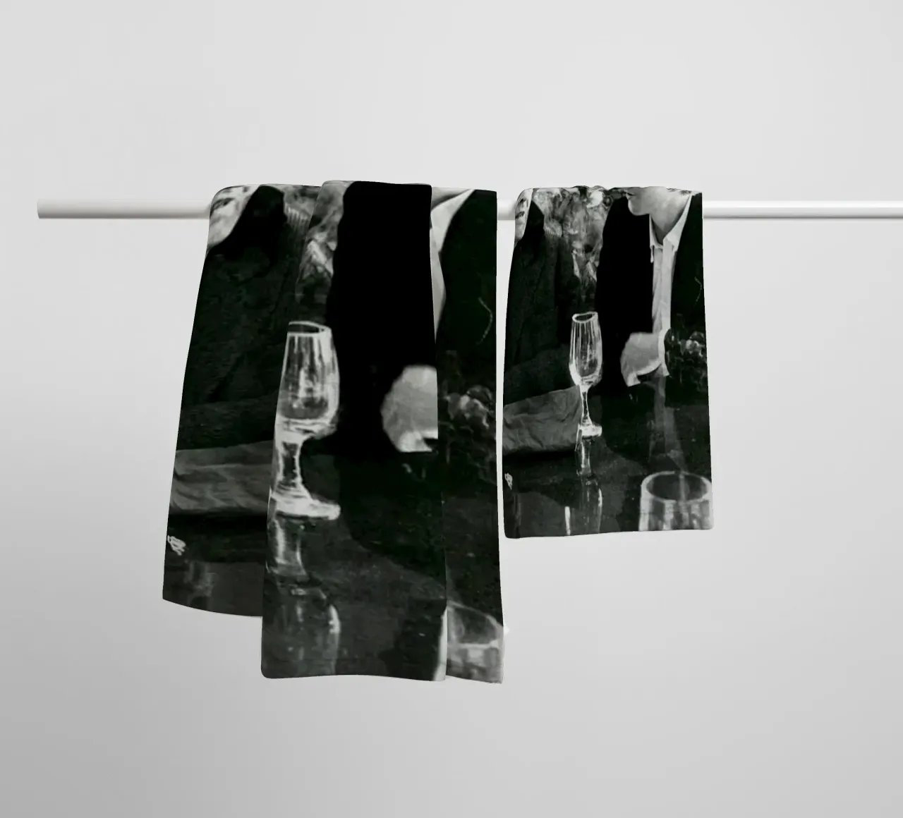 Georgia O Keefe e Juan Usle 1982 asciugamano da bagno da phillipp veisenberg