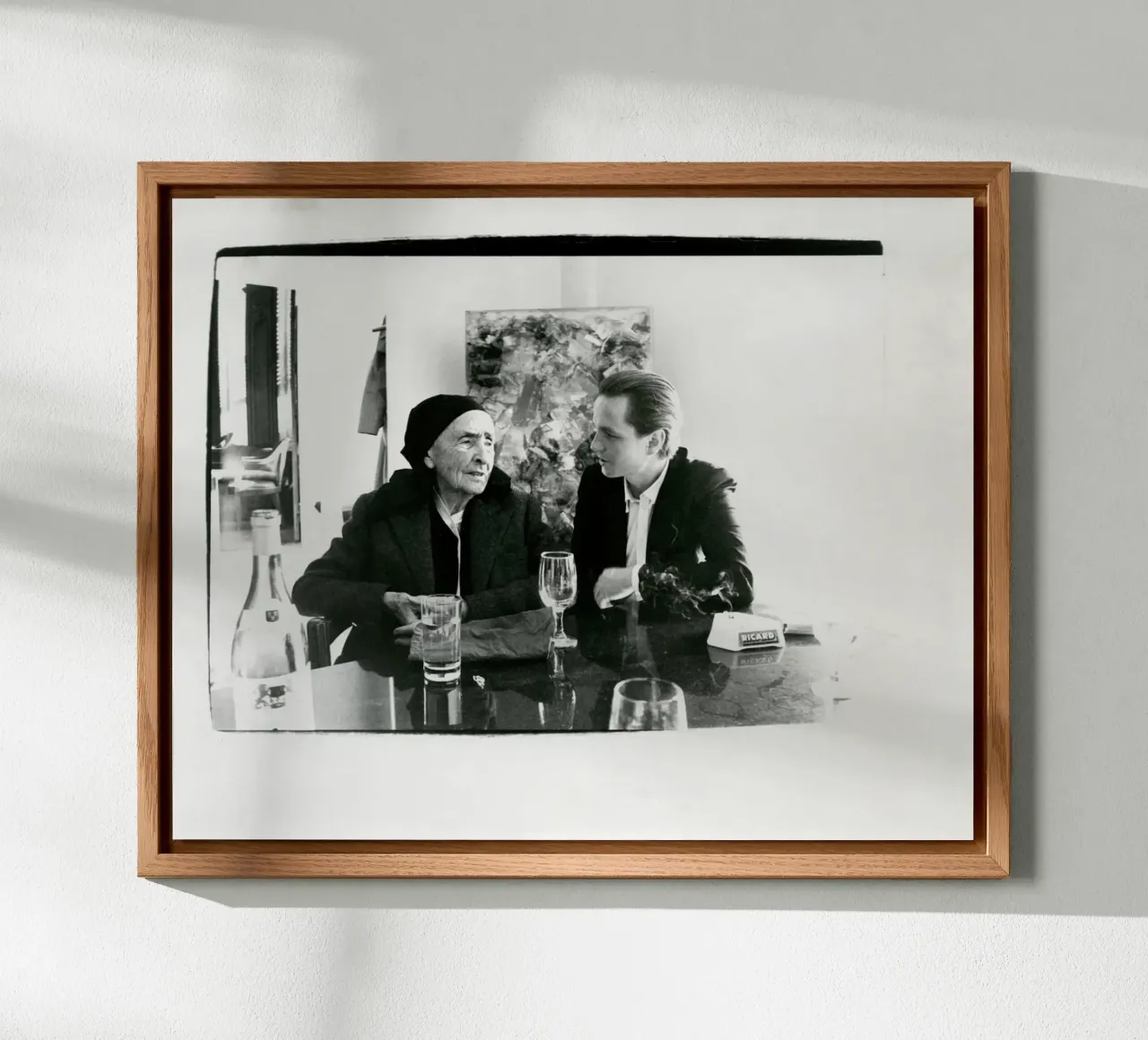 Georgia O Keefe e Juan Usle 1982 alluminio dibond da phillipp veisenberg