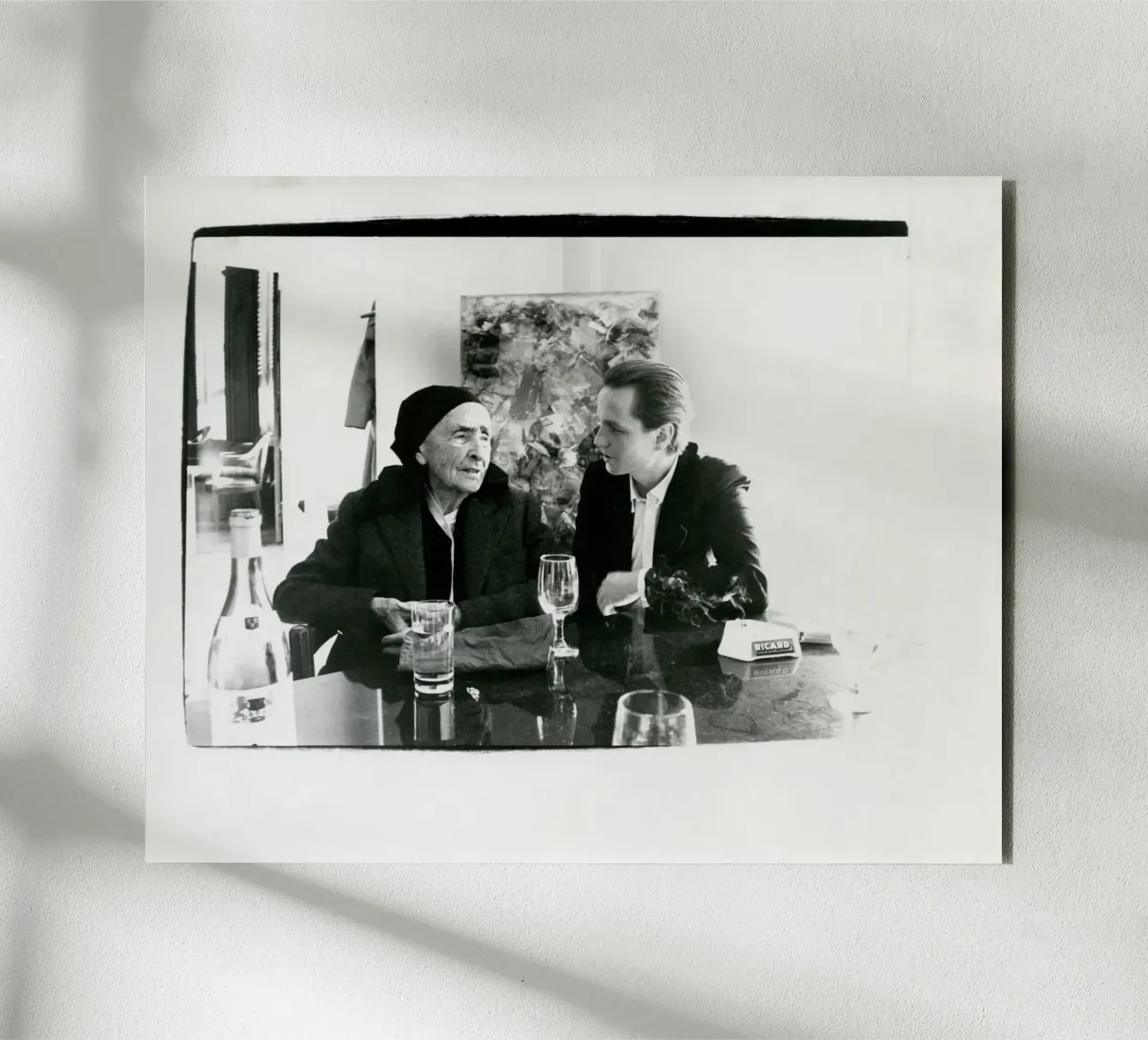 Georgia O Keefe e Juan Usle 1982 alluminio dibond da phillipp veisenberg