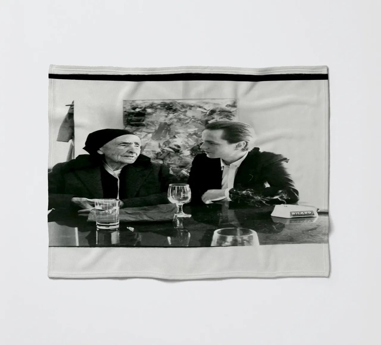Georgia O Keefe e Juan Usle 1982 coperta in pile da phillipp veisenberg