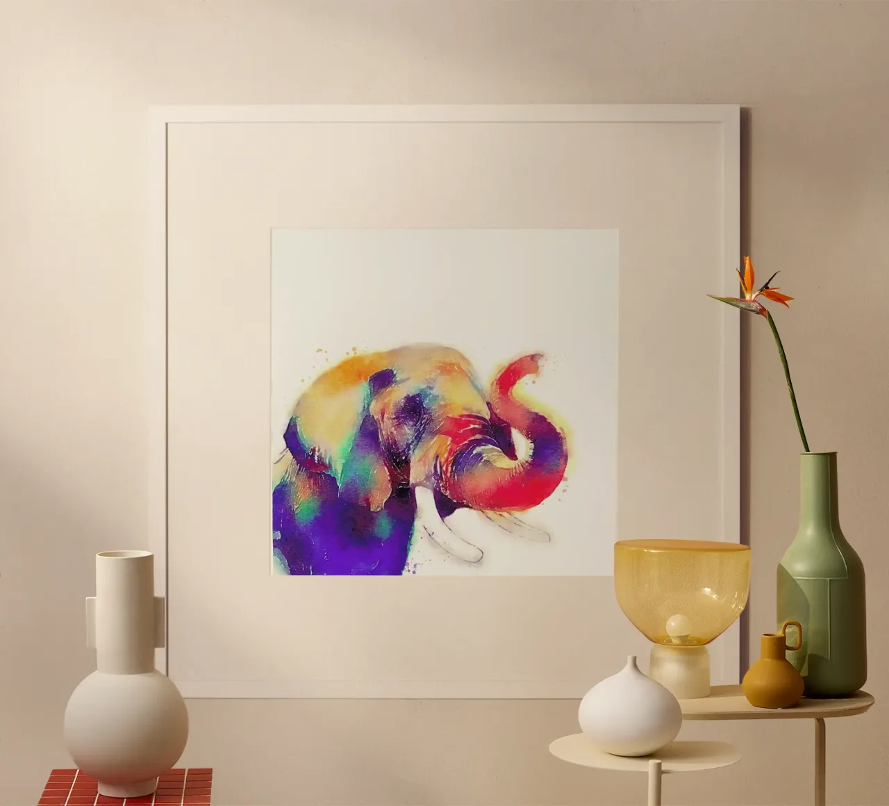 The Majestic poster con telaio in plastica da Jacqueline Maldonado