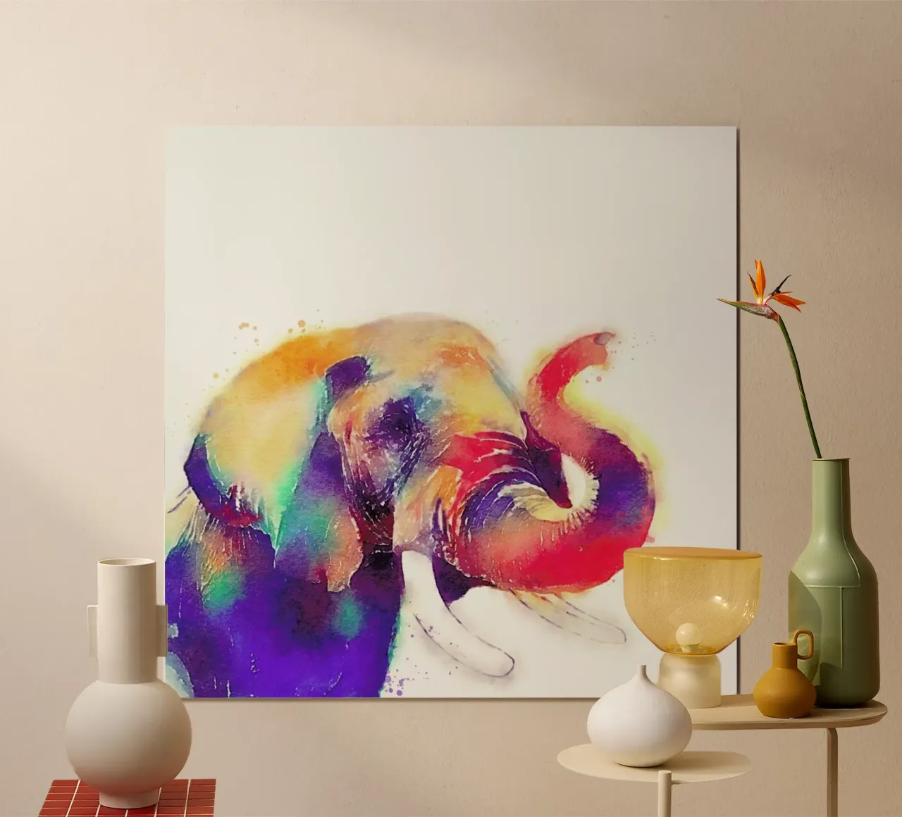 The Majestic poster con telaio in plastica da Jacqueline Maldonado