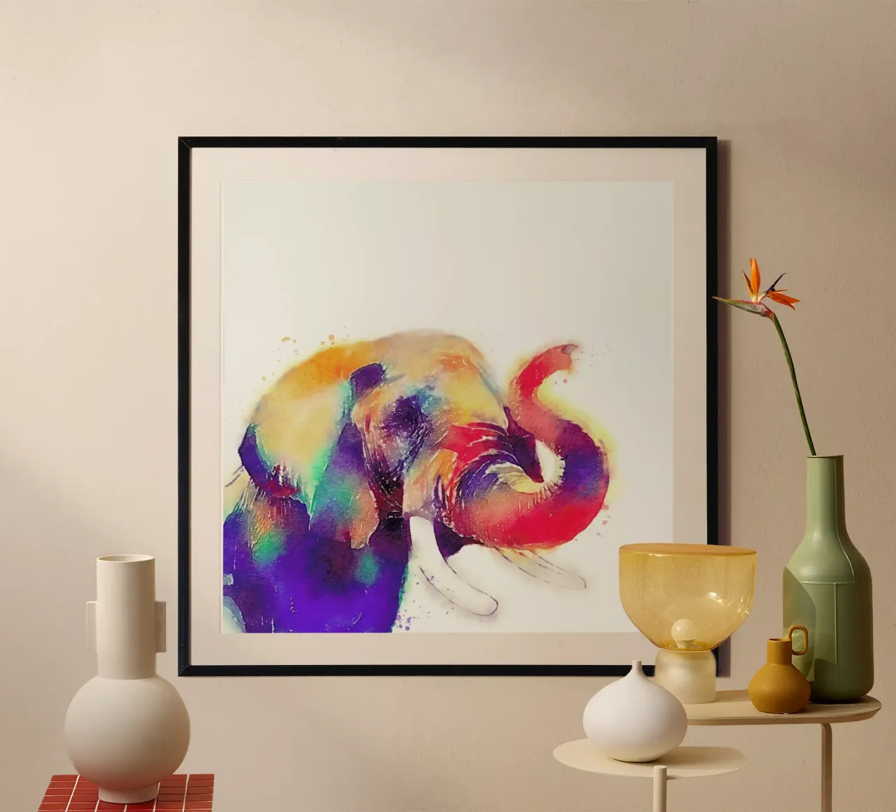 The Majestic poster con telaio in plastica da Jacqueline Maldonado