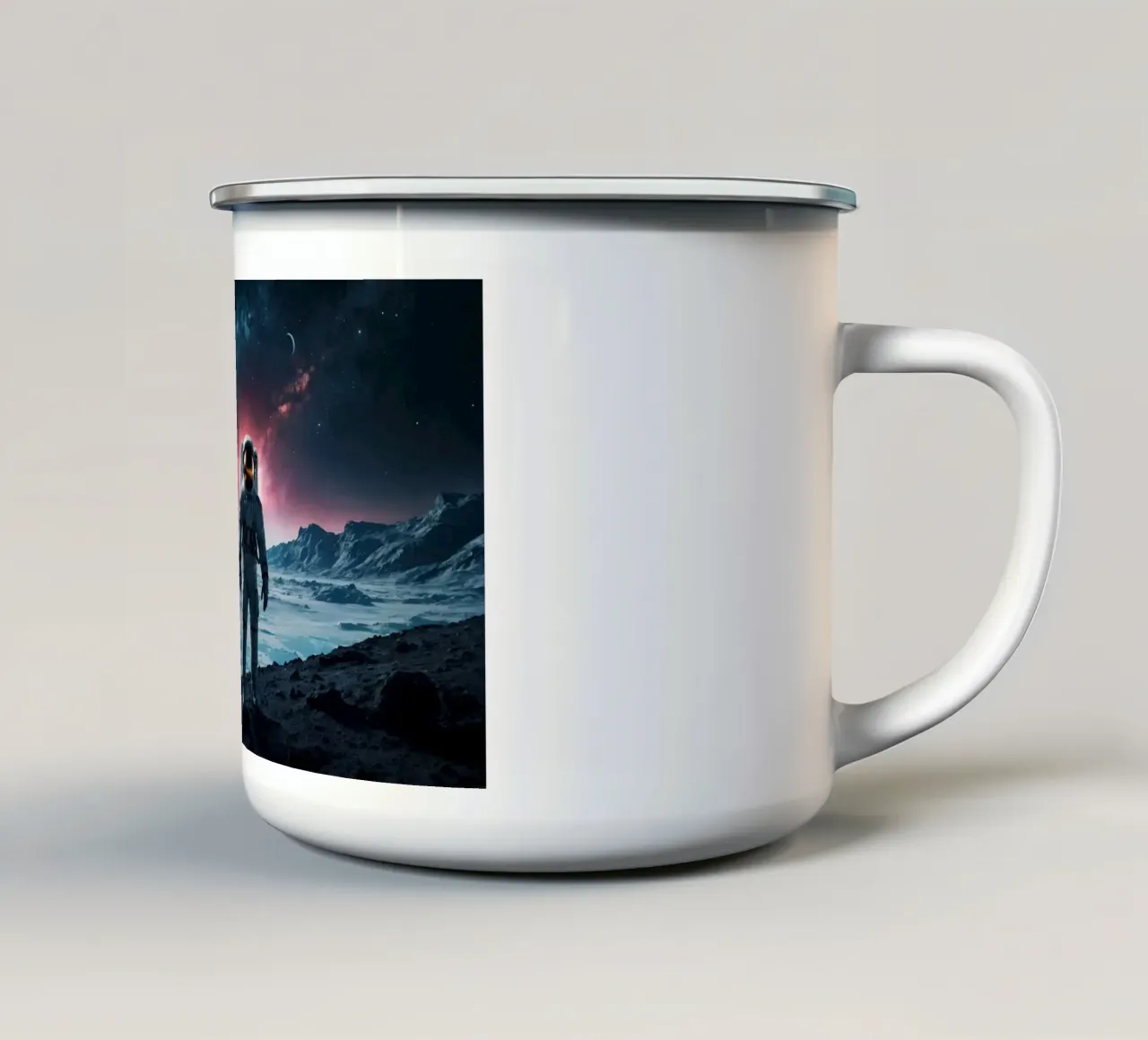 Veridian tazza in smalto da Stellar Dream Art