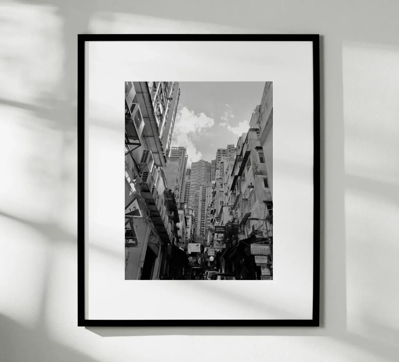 Hongkong 001.02 poster con telaio in plastica da Kulenji