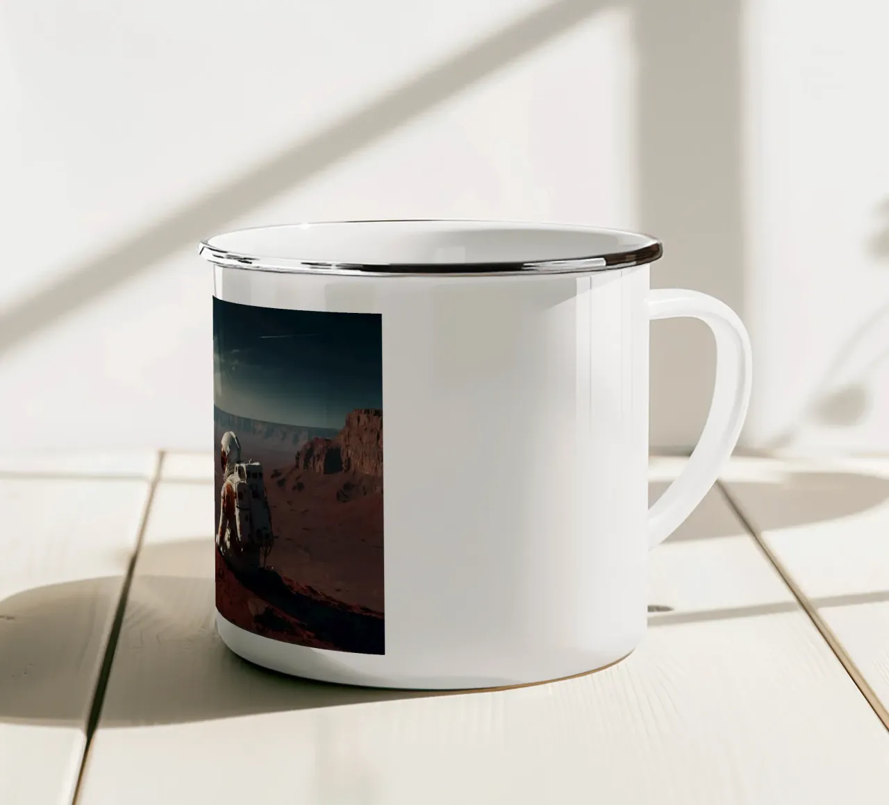 Exombra tazza in smalto da Stellar Dream Art