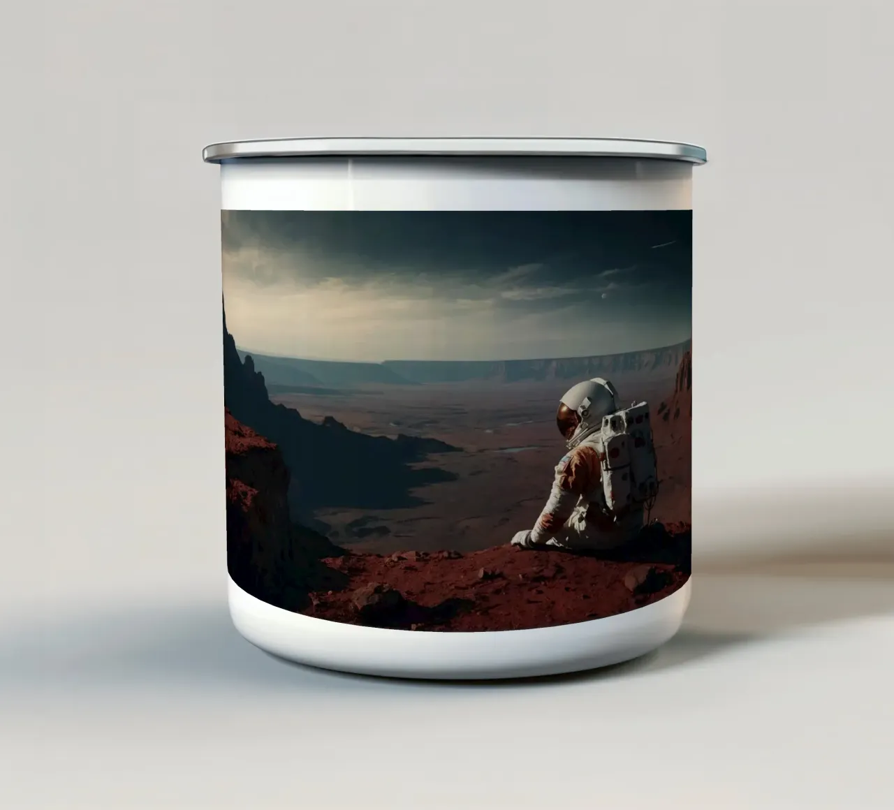 Exombra tazza in smalto da Stellar Dream Art