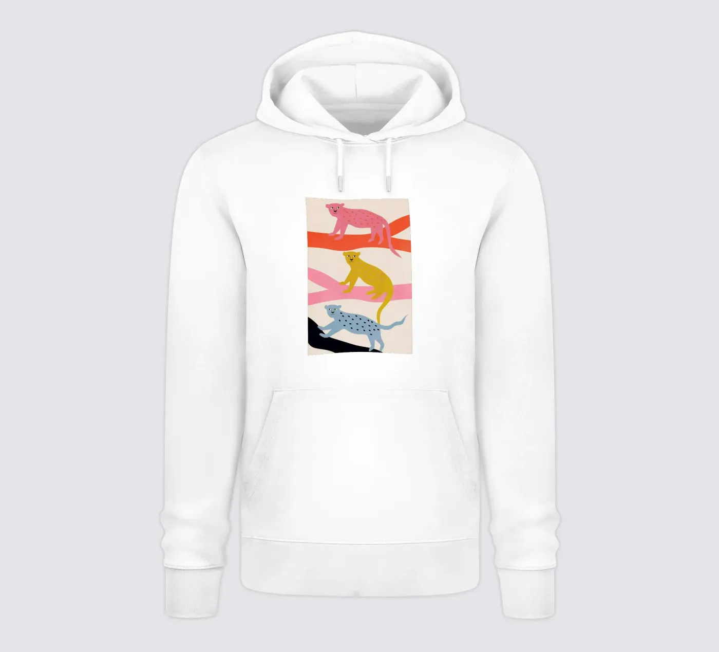 Leopard Tree hoodie van Little Flourishes