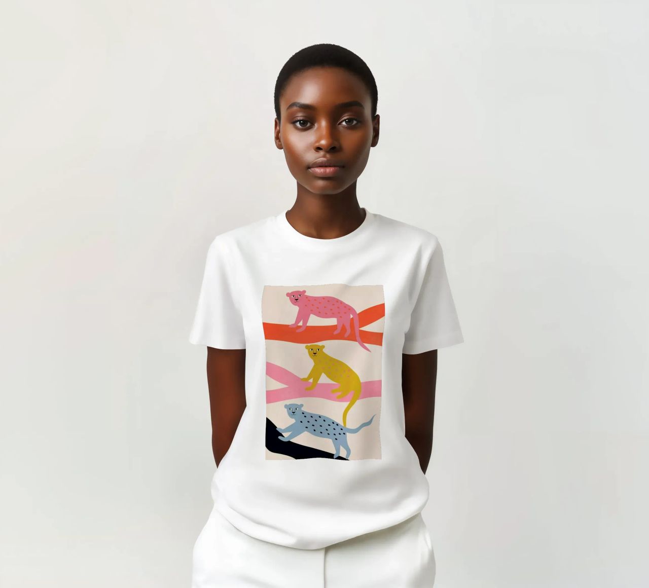 Leopard Tree t-shirt da Little Flourishes
