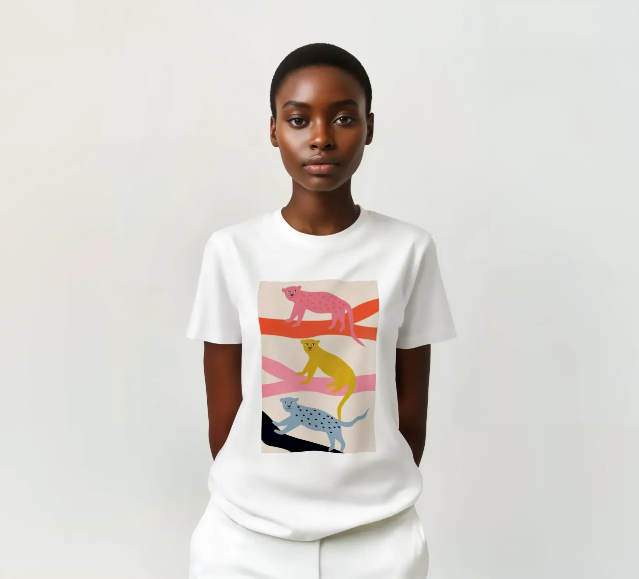 Leopard Tree t-shirt van Little Flourishes