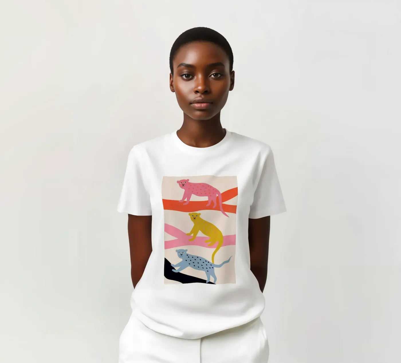 Leopard Tree t-shirt da Little Flourishes